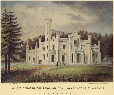 Villa In the English Collegiate Style